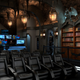 Illustration for article titled Batcave-inspired home theater would fit right in at Wayne Manor